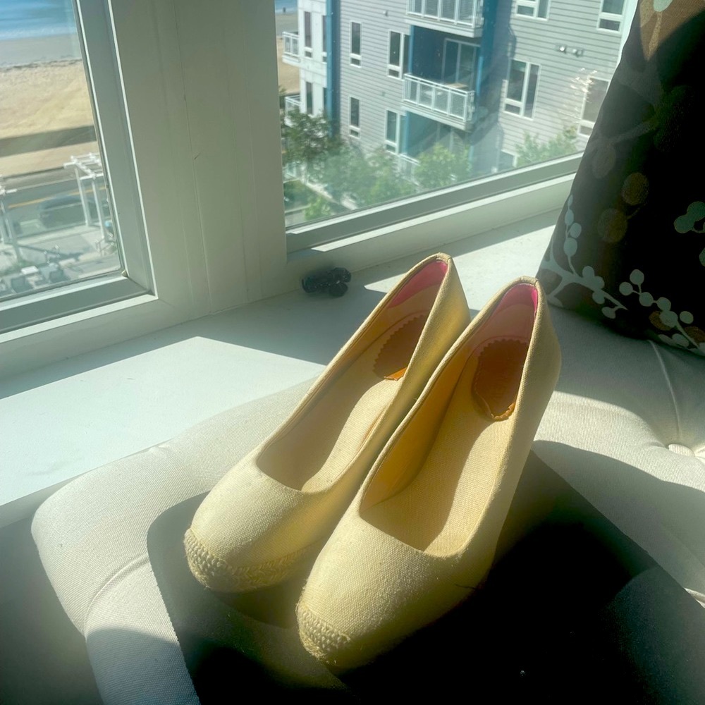 J Crew Espadrilles- Sz 8 - used few times -